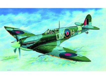 Model Supermarine Spitfire H.F.MK.VI 12,9x17,2cm v krabici 25x14,5x4,5cm Cena za 1ks