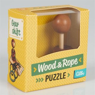 Wood & Rope puzzle - Gear shift