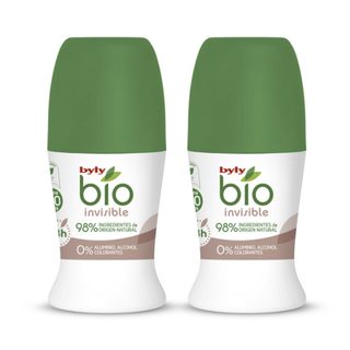 Kuličkový deodorant BIO NATURAL 0% INVISIBLE Byly (2 pcs)