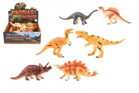 Dinosaury plast 16-18cm mix druhov 12ks v boxe Cena za 1ks