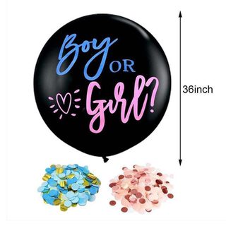 Balón s konfetmi - dievča alebo chlapec?
