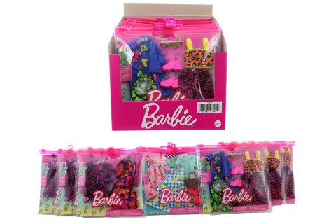 Barbie 2ks oblečky GWF04