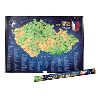 Stieračna mapa Českej republiky