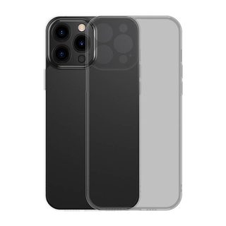 Baseus pouzdro s matným sklem pro iPhone 13 PRO (černé) + tvrzené sklo