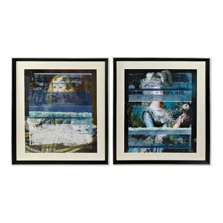 Malba DKD Home Decor CU-180444 Plátno Arte Moderní/jazz (86,6 x 4 x 100 cm) (2 kusů)