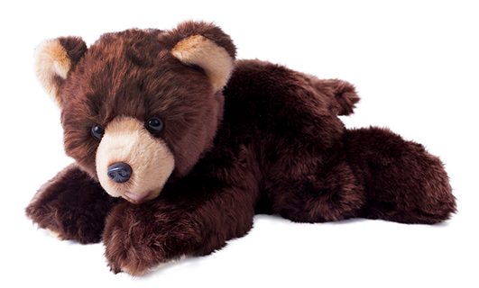 Plyšový medveď ležiace 32 cm ECO-FRIENDLY