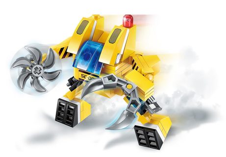 Qman Legenda o Chariot 1408-7 Robot "Ninja"