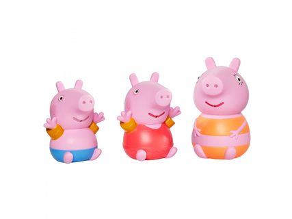 TOOMIES - Prasiatko Peppa Pig, mamička a Tom - Striekajúce hračky do vody