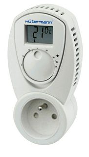 Elektronický termostat Hütermann pre kontrolu vykurovania, napr. Kúpeľňový chladič, kúrenie atď.