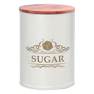 Plechová Krabice Sugar 111194 Bílý
