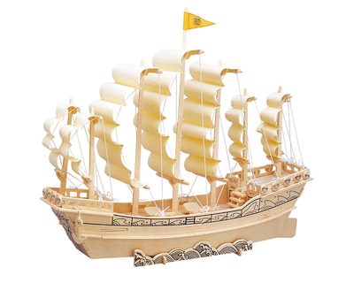 Woodcraft Drevené 3D puzzle loď plachetnica