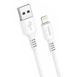Kabel USB na Lightning Foneng, x85 iPhone 3A Quick Charge, 1m (bílý)