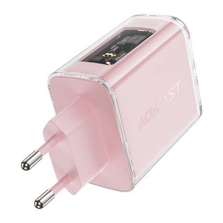 Nástěnná nabíječka Acefast A45, 2x USB-C, 1xUSB-A, 65W PD (růžová)