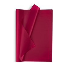 Hartie de matase 50 x 70 cm, 100 bucati, bordo