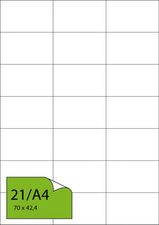 Etichete mate - 21 etichete / A4