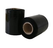 Folie stretch GRANAT neagra, 23 microni, latime 100 mm