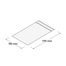 Punga hartie alba 110x170mm, 100 bucati
