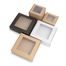 Cutie cu capac transparent, 200x200x50mm, alba, 10 bucati