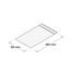 Punga hartie alba 90x140mm, 100 bucati
