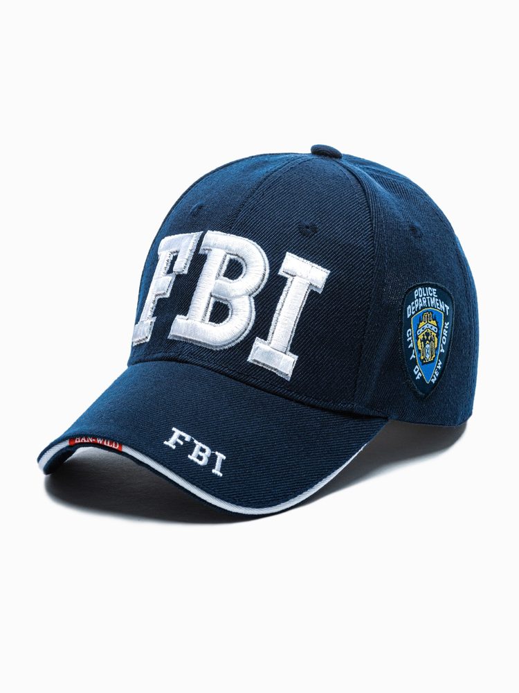 Levně Inny Trendy granátová kšiltovka FBI H115