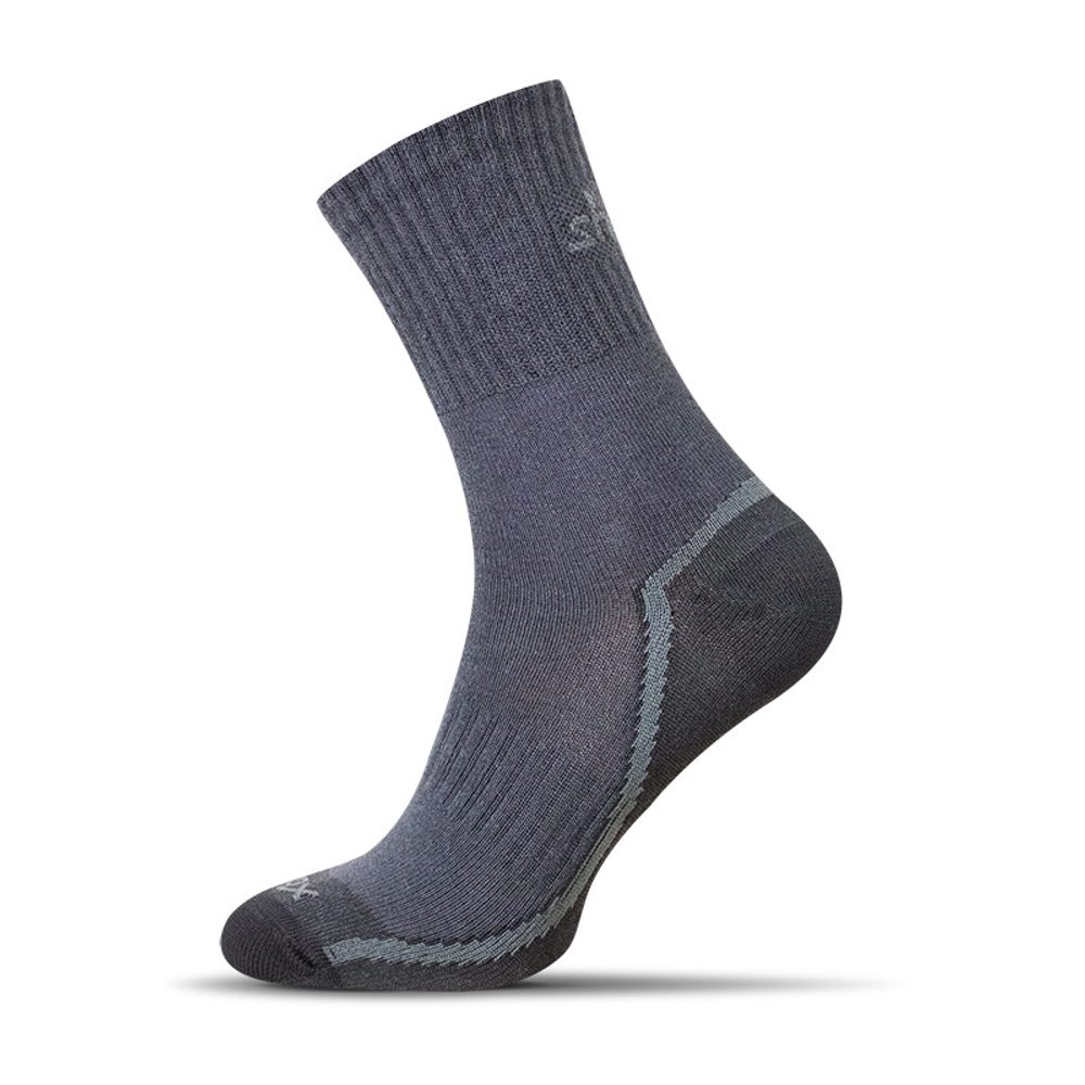 Tmavě šedé pánské ponožky Sensitive