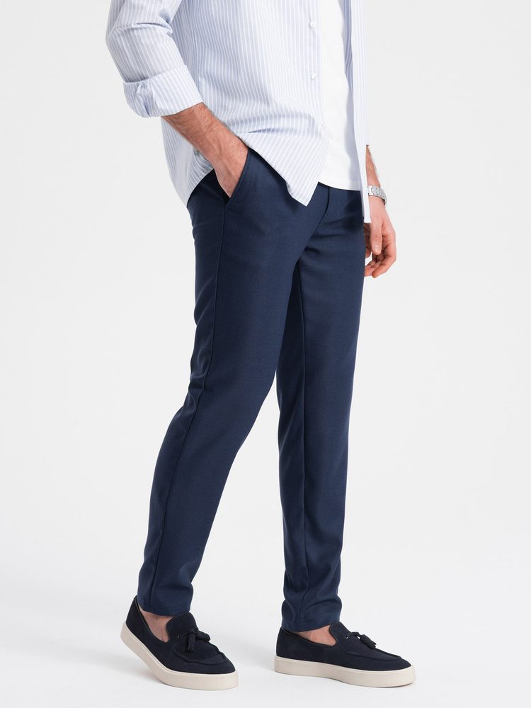 Stylové granátové chinos kalhoty V1 PACP-0182