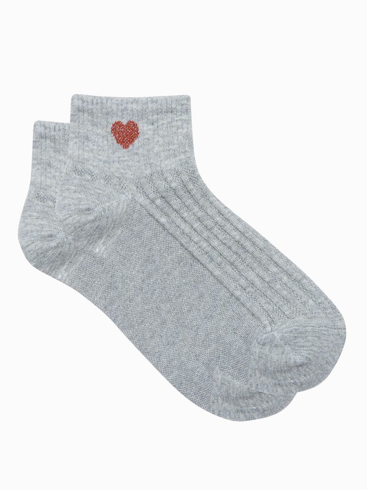 Inny Dámské bavlněné šedé ponožky Love ULR098