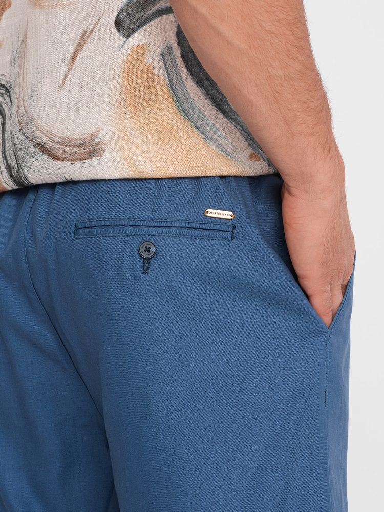 Základní modré chinos kraťasy V5 SRCS-0131