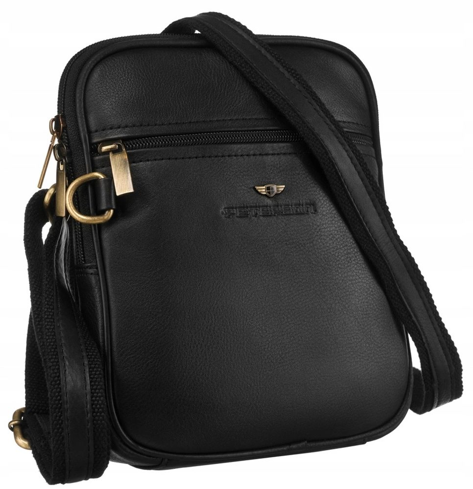 Praktická pánská taška přes rameno v černé barvě