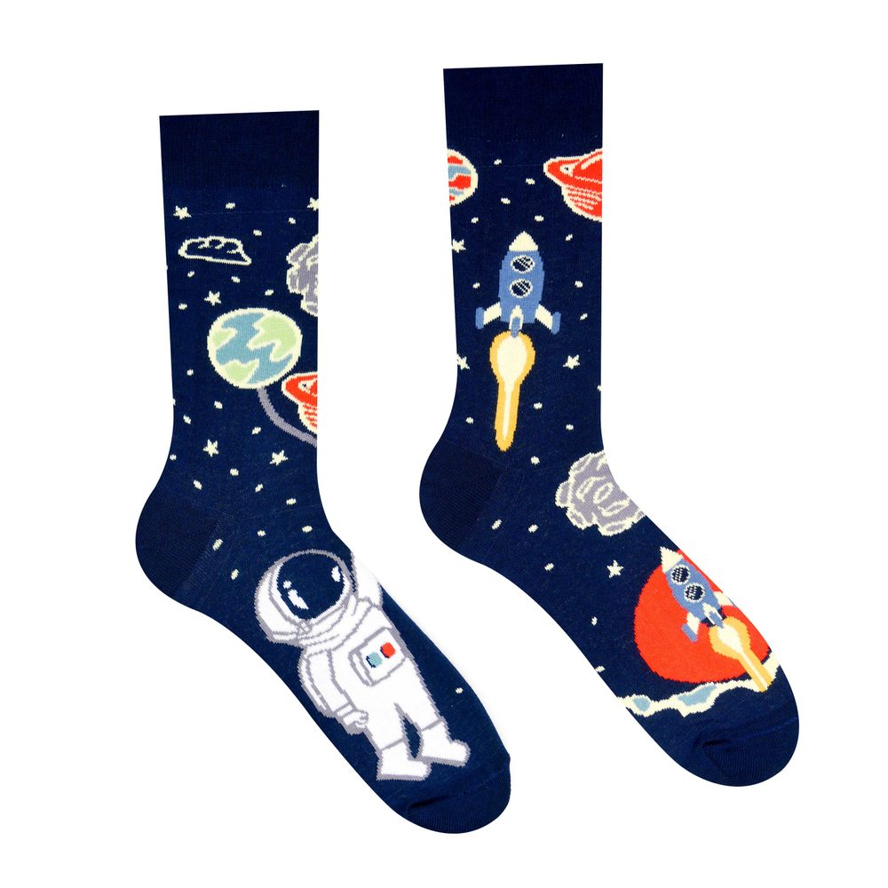 Ponožky s originálním motivem Astronaut - 39-42