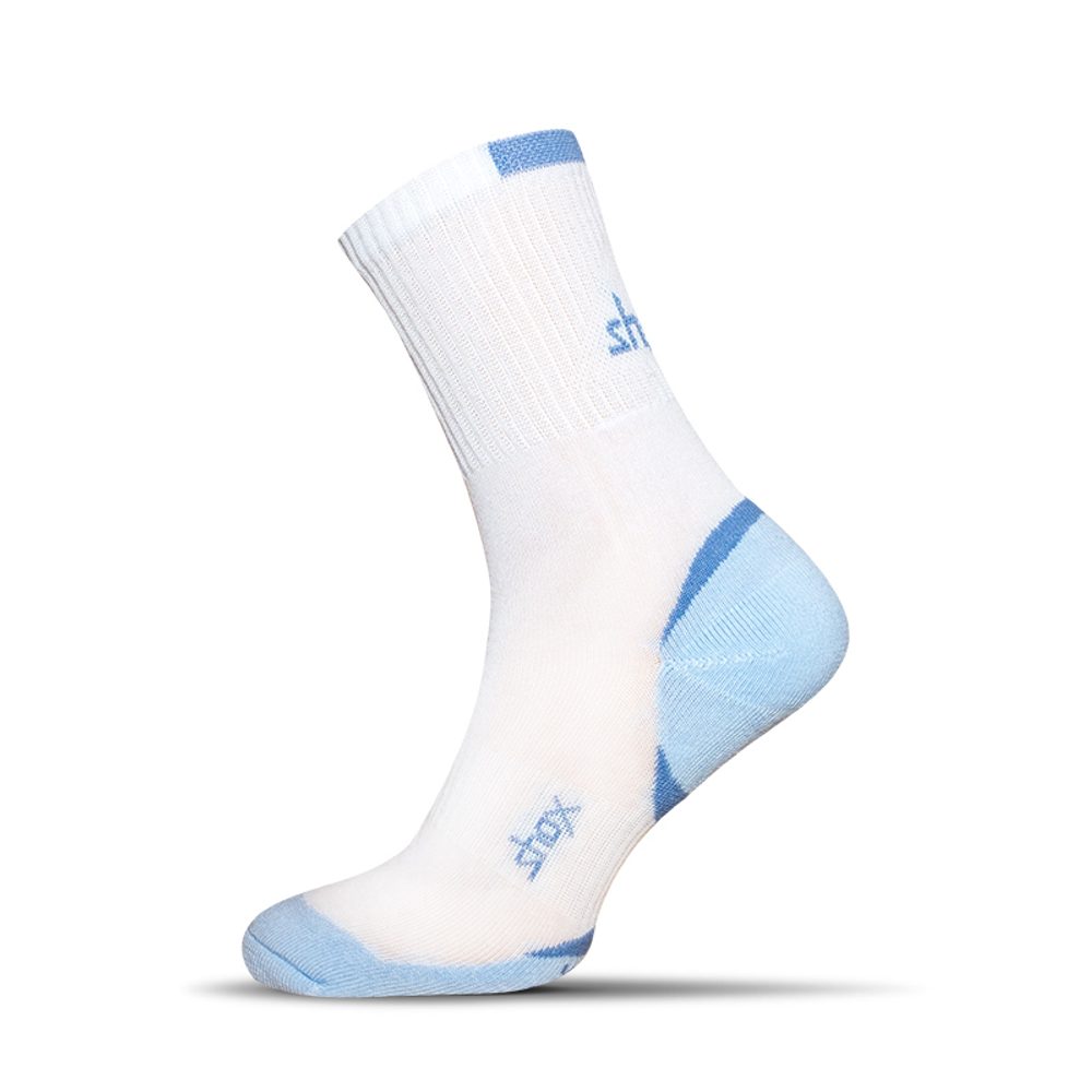 Shox Bavlněné pánské ponožky v bílo-modré barvě Clima Plus