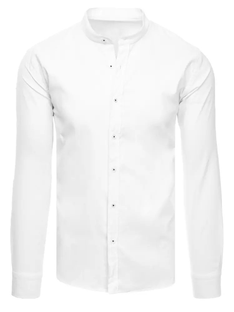 Levně Buďchlap Elegantní klasická bílá košile