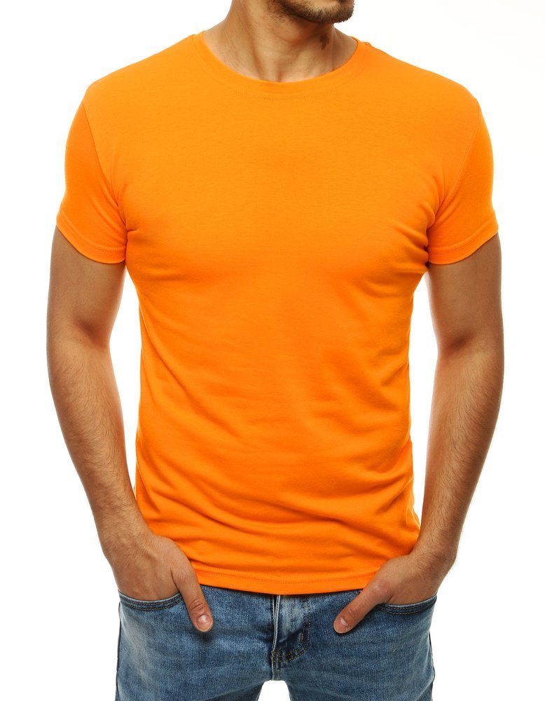 Jedinečné oranžové pánské tričko