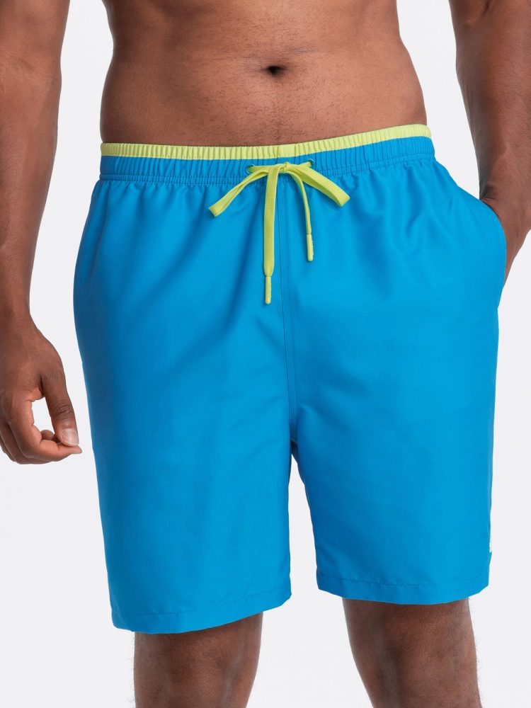Ombre Clothing Poutavé modré plavky V6 SRBS-0141 - M