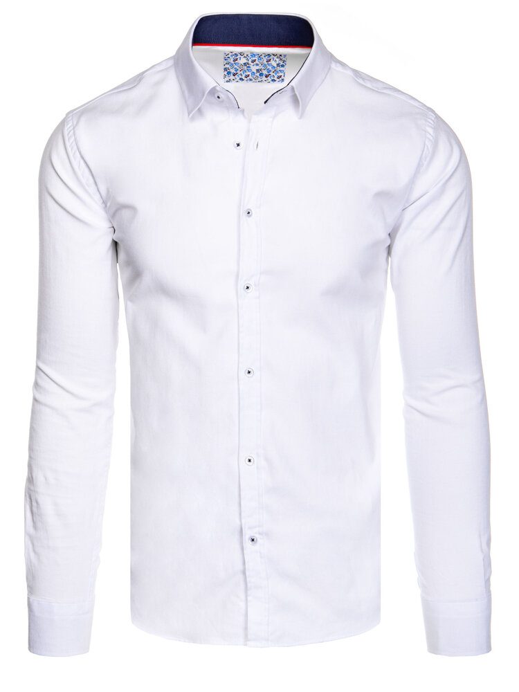Jedinečná bílá pánská košile