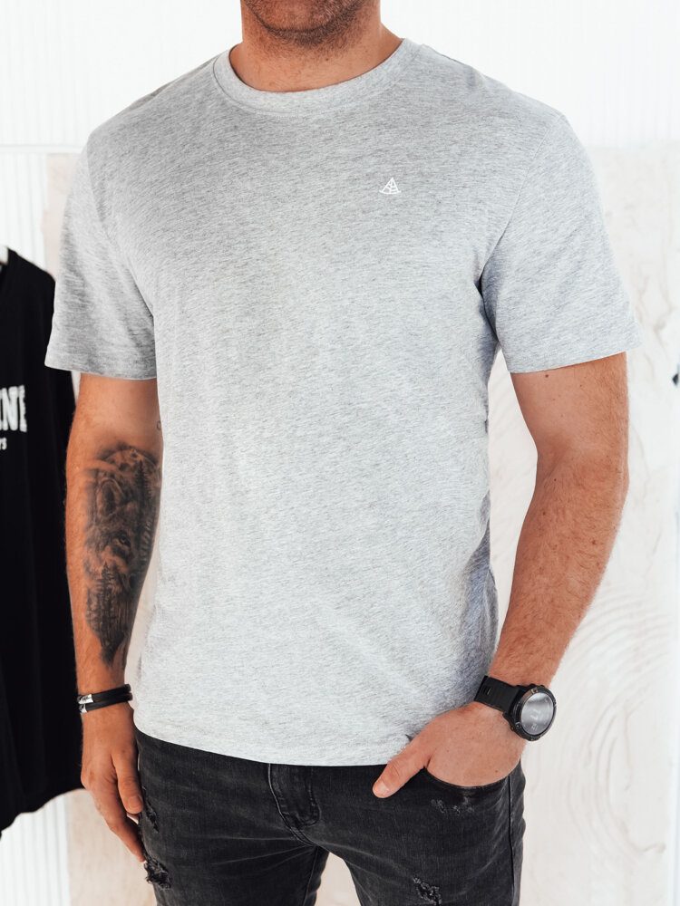 Trendy šedé pánské tričko