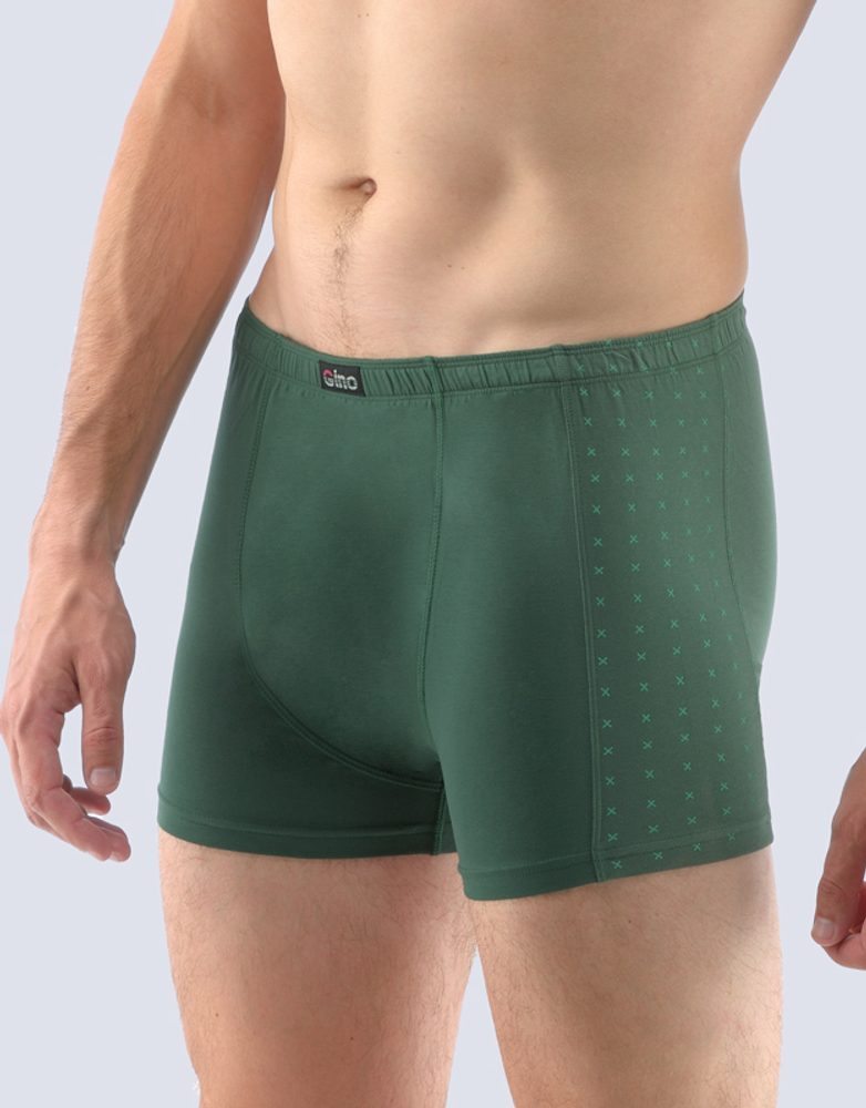 Levně Zelené boxerky s krátkou nohavičkou