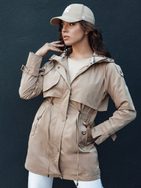 Dámská parka v béžové barvě Fashlove