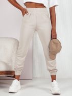 Trendy dámské béžové tepláky Fashioncore