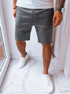 Úžasné pánské šortky v tmavě šedé barvě