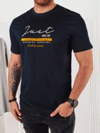 Granátové tričko s výrazným nápisem