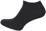 Kotníkové černé bambusové ponožky