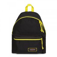 Trendový černý batoh Eastpak Kontrast Lime