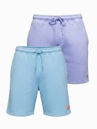 Sada unisex šortek s logem modrofialové barvy V3 Z129