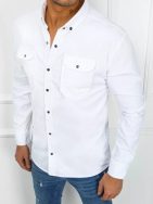 Trendy bílá košile s kapsami