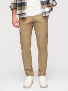 Pánské hnědé kalhoty V3 P1517