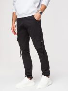 Černé pánské kalhoty V4 P1516