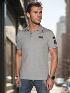 Módní šedá pánská polokošile
