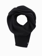 Trendy pletený čierny pánsky šál V1 ACSF-0119
