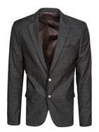 Pánské jednořadové sako v šedé barvě